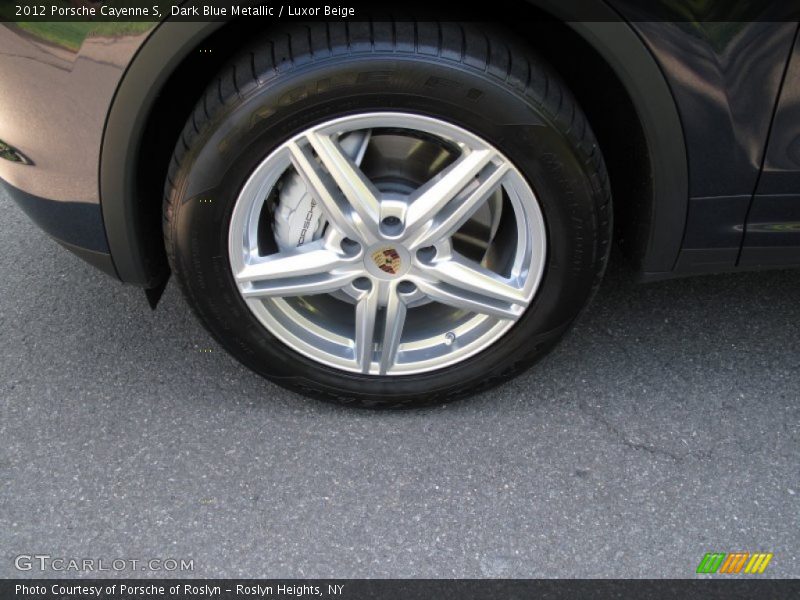 Dark Blue Metallic / Luxor Beige 2012 Porsche Cayenne S