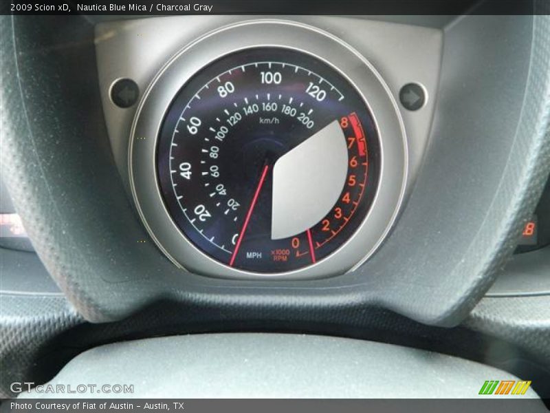 Nautica Blue Mica / Charcoal Gray 2009 Scion xD