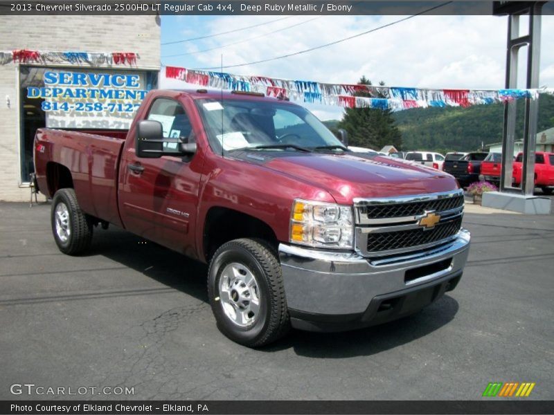 Deep Ruby Metallic / Ebony 2013 Chevrolet Silverado 2500HD LT Regular Cab 4x4