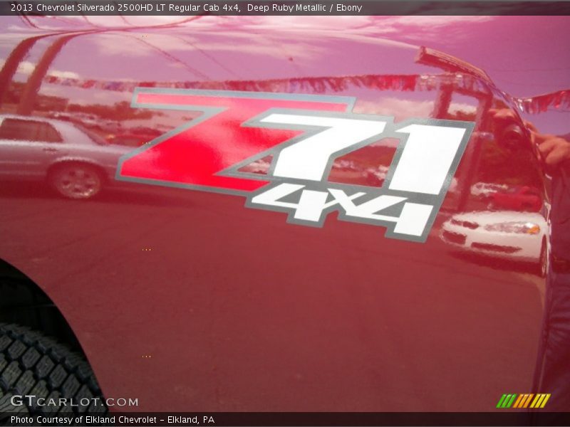 Deep Ruby Metallic / Ebony 2013 Chevrolet Silverado 2500HD LT Regular Cab 4x4