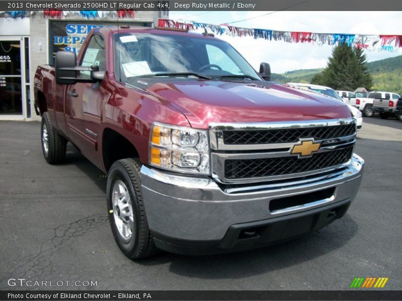 Deep Ruby Metallic / Ebony 2013 Chevrolet Silverado 2500HD LT Regular Cab 4x4