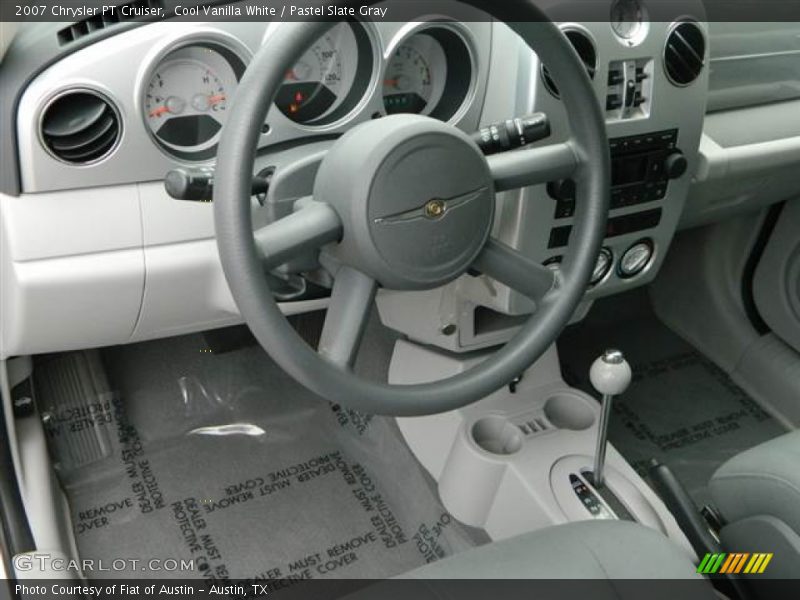 Cool Vanilla White / Pastel Slate Gray 2007 Chrysler PT Cruiser