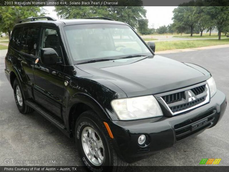 Solano Black Pearl / Charcoal 2003 Mitsubishi Montero Limited 4x4