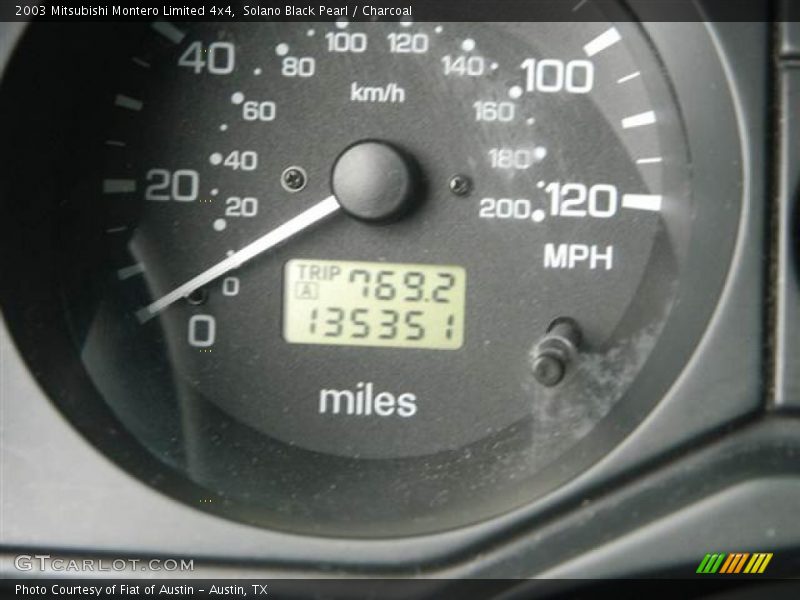 Solano Black Pearl / Charcoal 2003 Mitsubishi Montero Limited 4x4