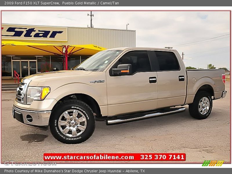 Pueblo Gold Metallic / Camel/Tan 2009 Ford F150 XLT SuperCrew