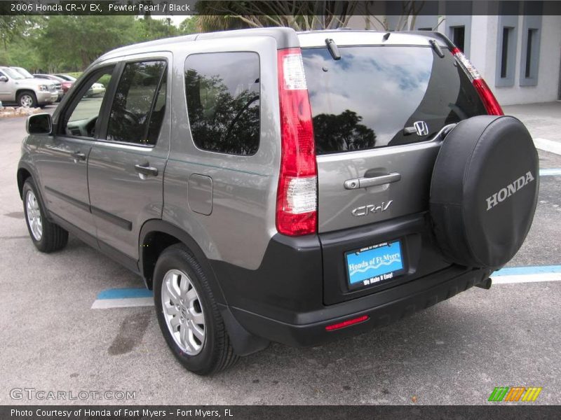 Pewter Pearl / Black 2006 Honda CR-V EX