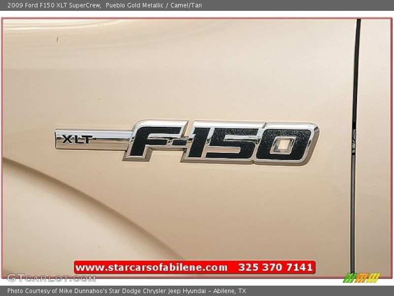 Pueblo Gold Metallic / Camel/Tan 2009 Ford F150 XLT SuperCrew