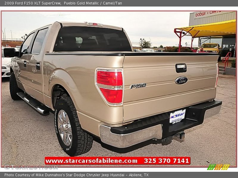 Pueblo Gold Metallic / Camel/Tan 2009 Ford F150 XLT SuperCrew