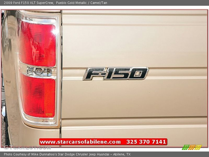 Pueblo Gold Metallic / Camel/Tan 2009 Ford F150 XLT SuperCrew