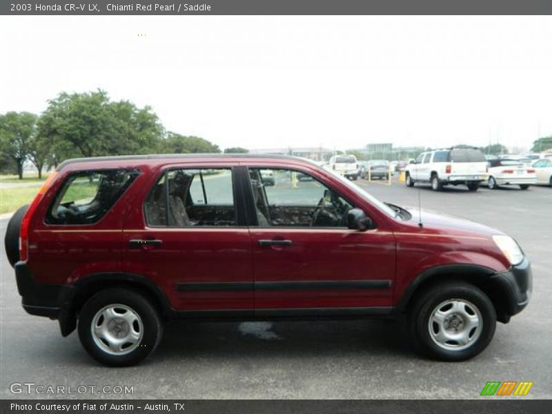 Chianti Red Pearl / Saddle 2003 Honda CR-V LX