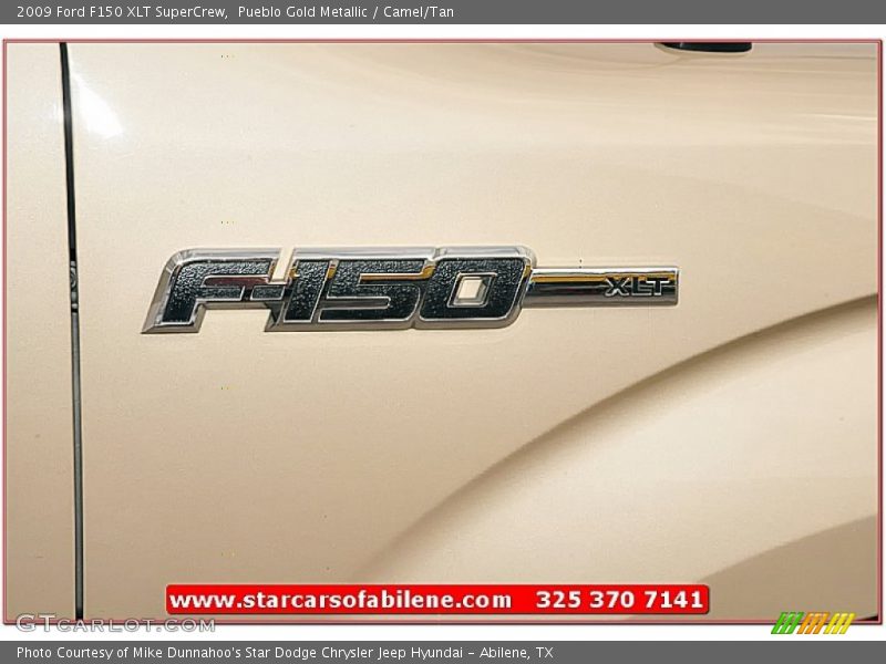 Pueblo Gold Metallic / Camel/Tan 2009 Ford F150 XLT SuperCrew