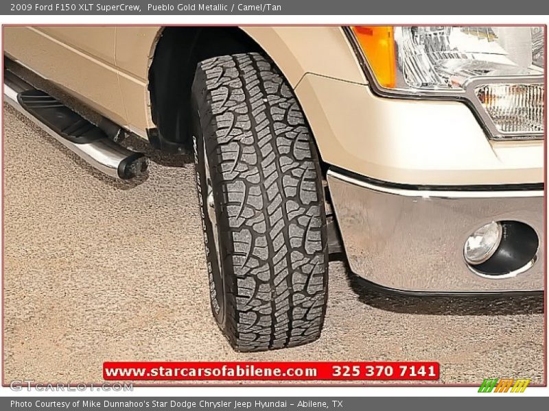 Pueblo Gold Metallic / Camel/Tan 2009 Ford F150 XLT SuperCrew