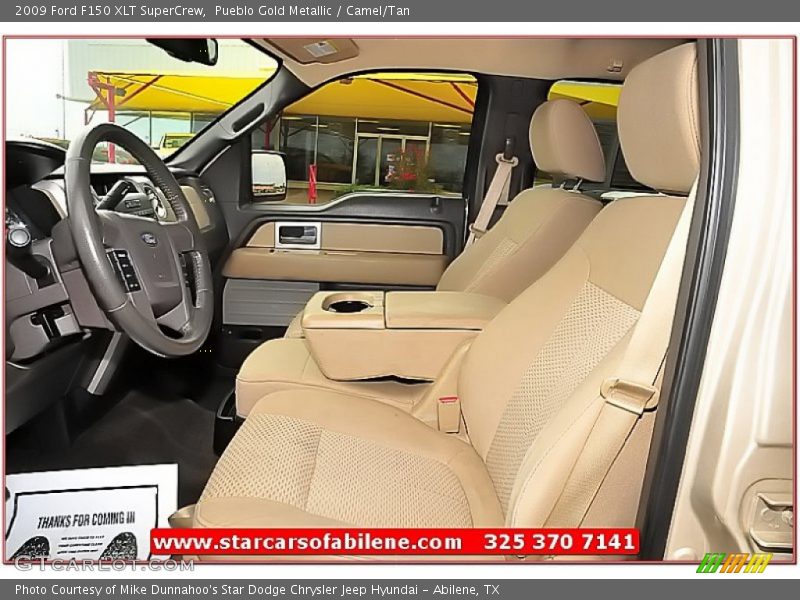 Pueblo Gold Metallic / Camel/Tan 2009 Ford F150 XLT SuperCrew