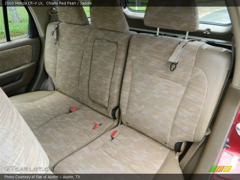 Chianti Red Pearl / Saddle 2003 Honda CR-V LX