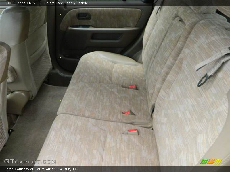 Chianti Red Pearl / Saddle 2003 Honda CR-V LX