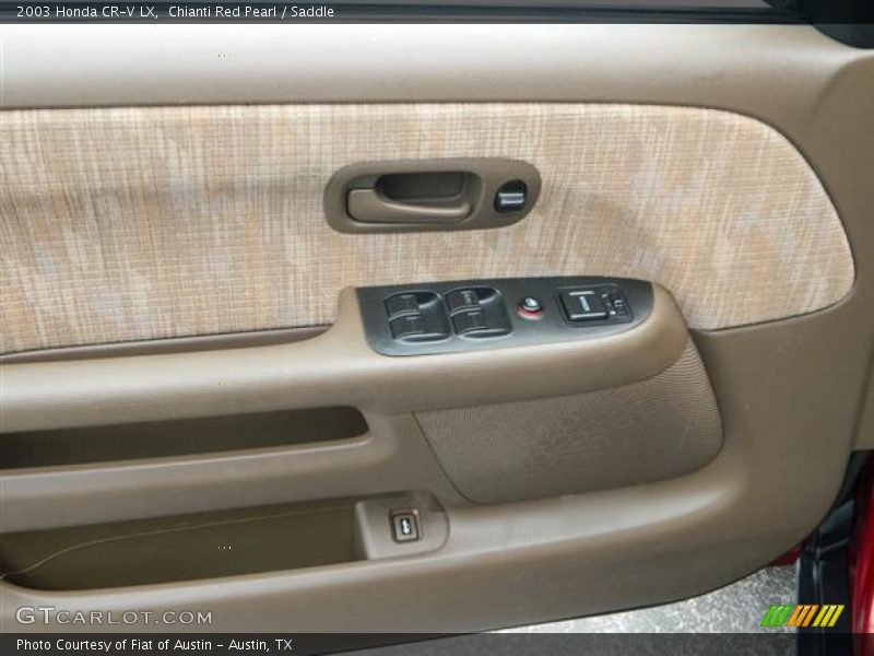 Chianti Red Pearl / Saddle 2003 Honda CR-V LX