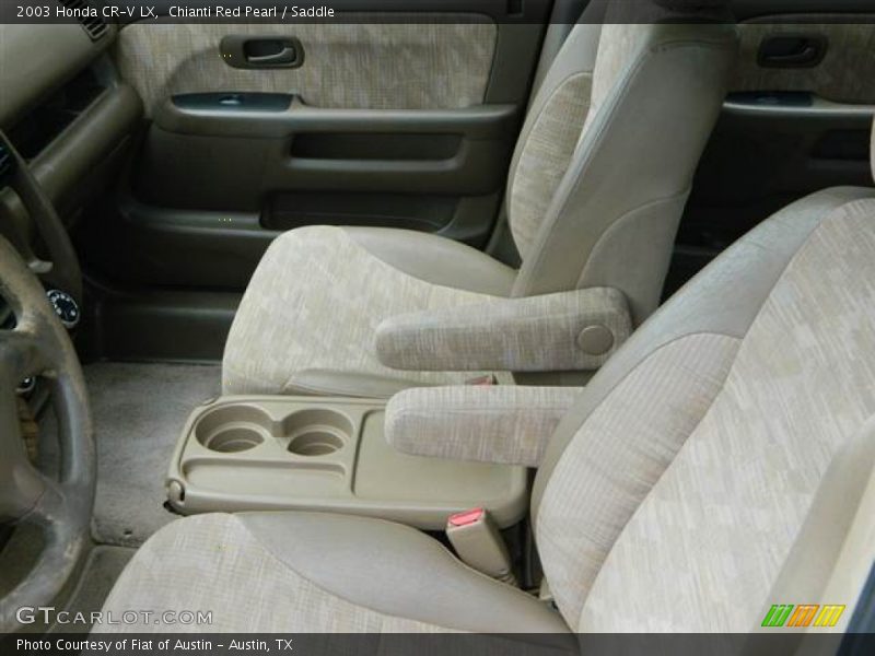 Chianti Red Pearl / Saddle 2003 Honda CR-V LX