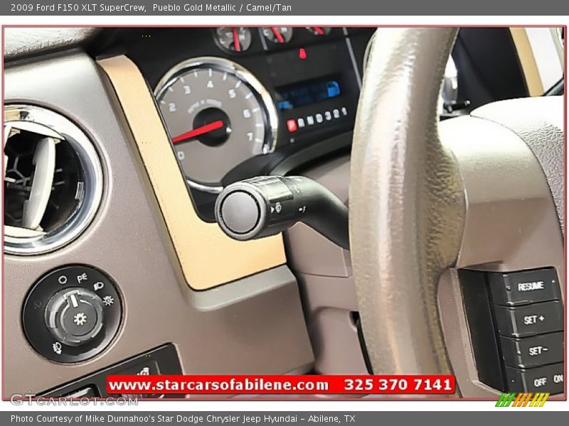 Pueblo Gold Metallic / Camel/Tan 2009 Ford F150 XLT SuperCrew