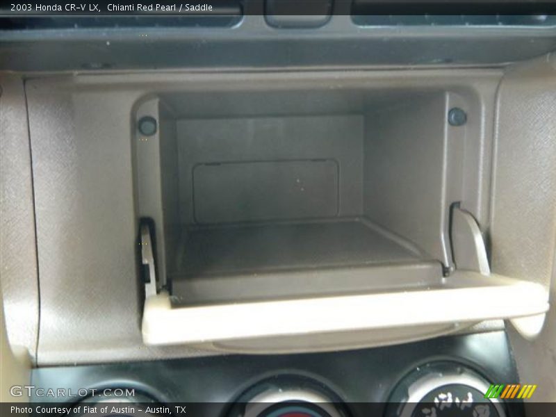 Chianti Red Pearl / Saddle 2003 Honda CR-V LX