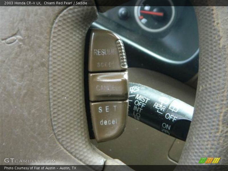 Chianti Red Pearl / Saddle 2003 Honda CR-V LX
