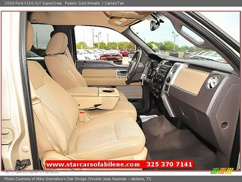 Pueblo Gold Metallic / Camel/Tan 2009 Ford F150 XLT SuperCrew