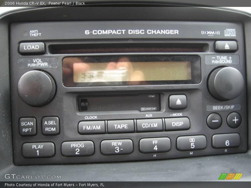 Pewter Pearl / Black 2006 Honda CR-V EX