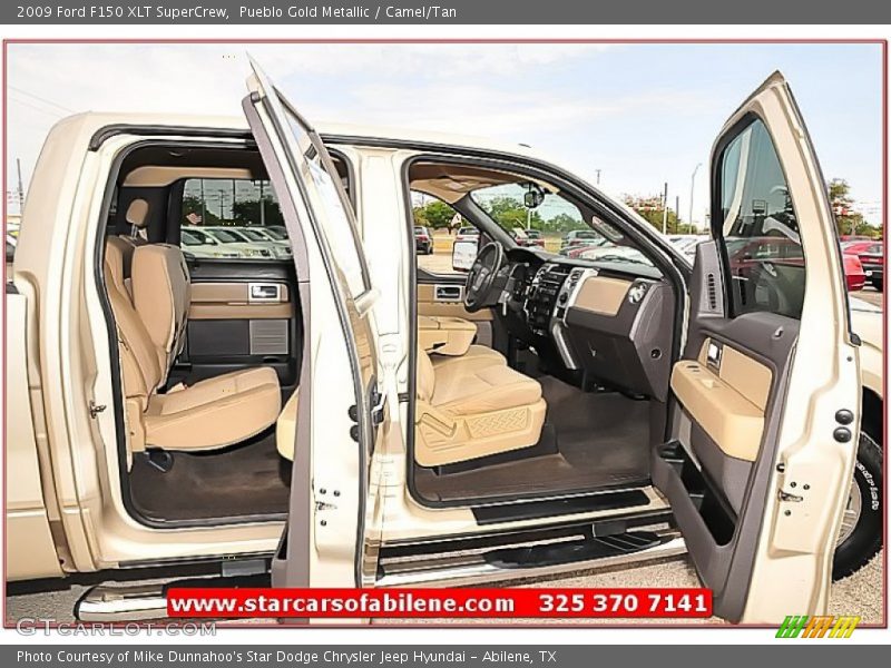Pueblo Gold Metallic / Camel/Tan 2009 Ford F150 XLT SuperCrew