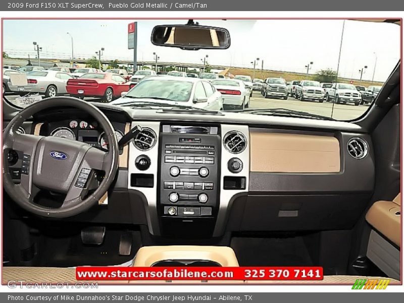 Pueblo Gold Metallic / Camel/Tan 2009 Ford F150 XLT SuperCrew