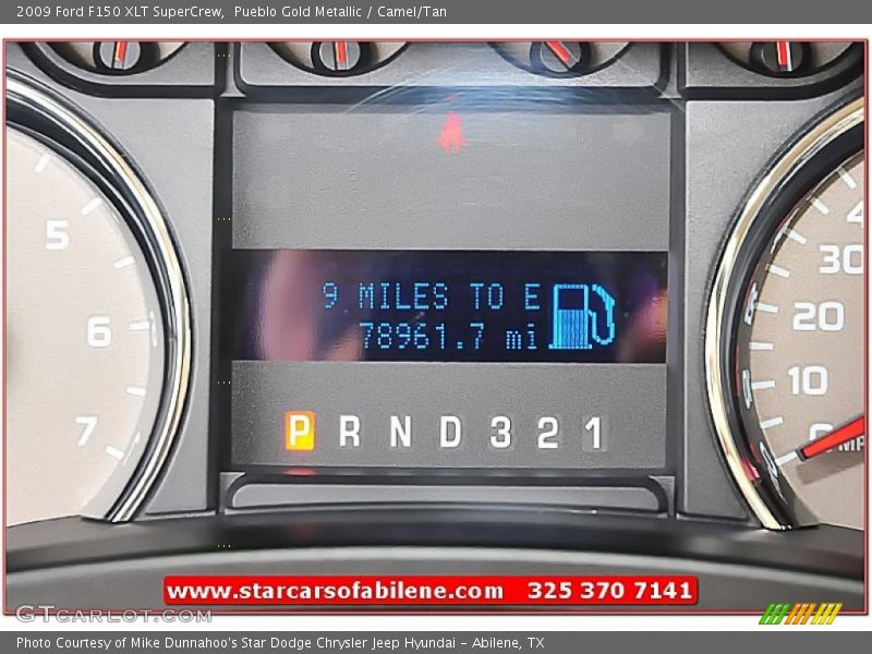 Pueblo Gold Metallic / Camel/Tan 2009 Ford F150 XLT SuperCrew