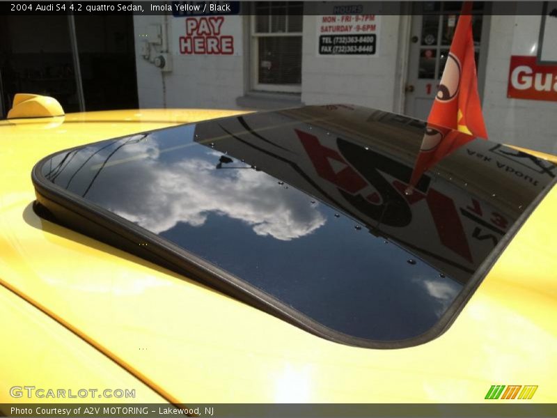 Imola Yellow / Black 2004 Audi S4 4.2 quattro Sedan