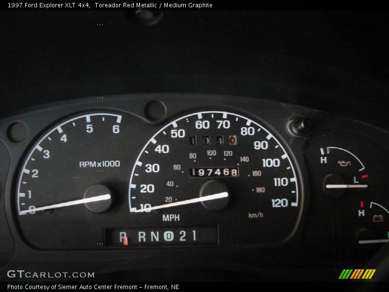 Toreador Red Metallic / Medium Graphite 1997 Ford Explorer XLT 4x4
