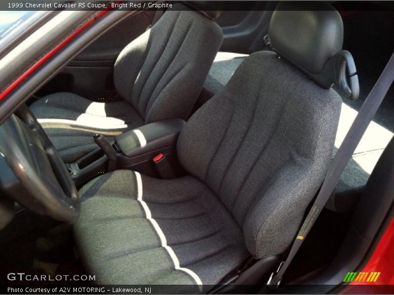 Bright Red / Graphite 1999 Chevrolet Cavalier RS Coupe