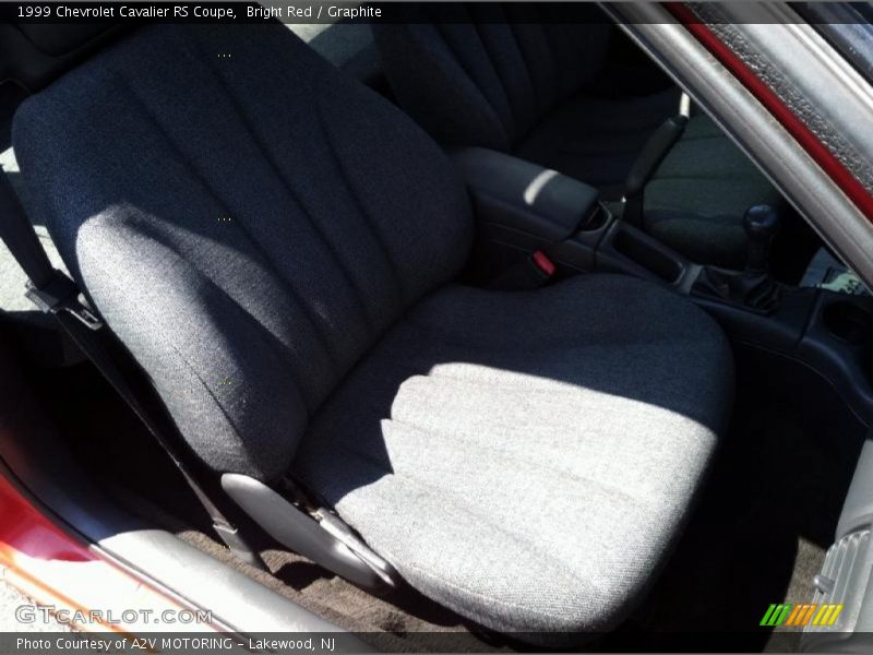 Bright Red / Graphite 1999 Chevrolet Cavalier RS Coupe