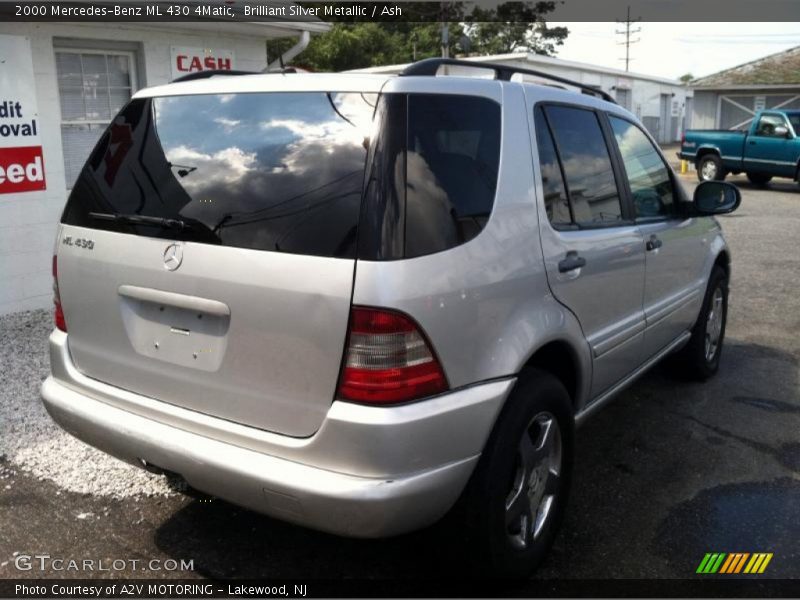 Brilliant Silver Metallic / Ash 2000 Mercedes-Benz ML 430 4Matic