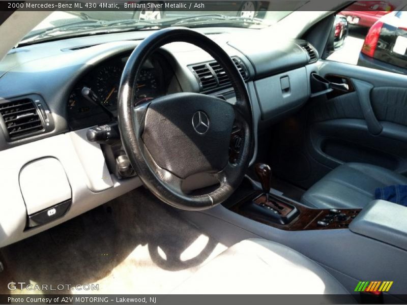 Brilliant Silver Metallic / Ash 2000 Mercedes-Benz ML 430 4Matic