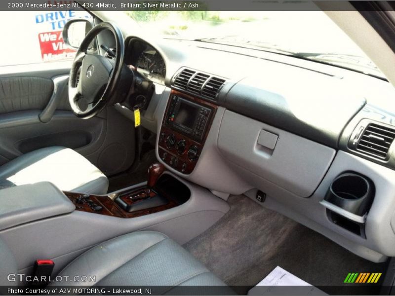 Brilliant Silver Metallic / Ash 2000 Mercedes-Benz ML 430 4Matic
