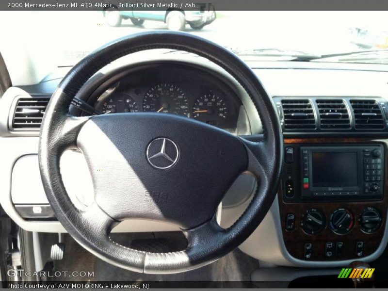 Brilliant Silver Metallic / Ash 2000 Mercedes-Benz ML 430 4Matic