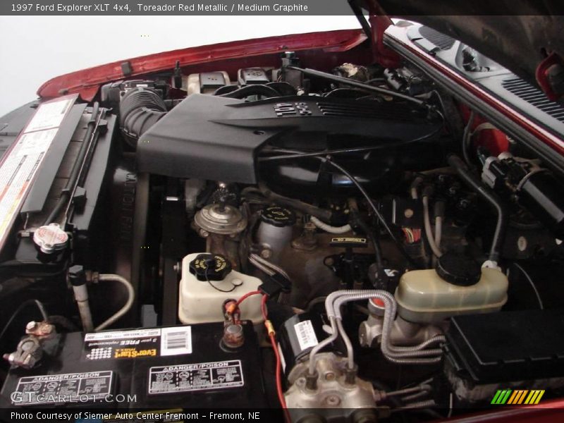 Toreador Red Metallic / Medium Graphite 1997 Ford Explorer XLT 4x4