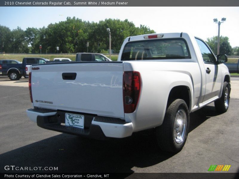 Summit White / Medium Pewter 2010 Chevrolet Colorado Regular Cab