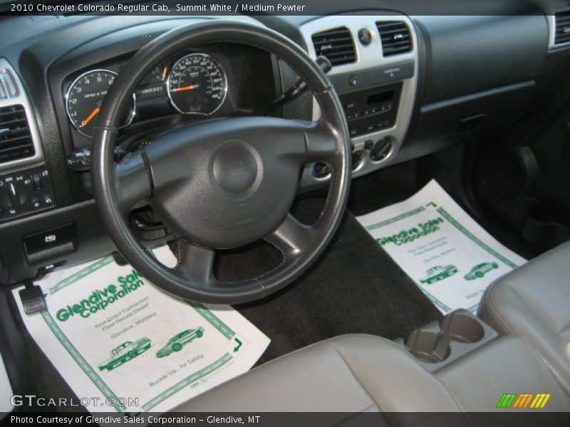 Summit White / Medium Pewter 2010 Chevrolet Colorado Regular Cab