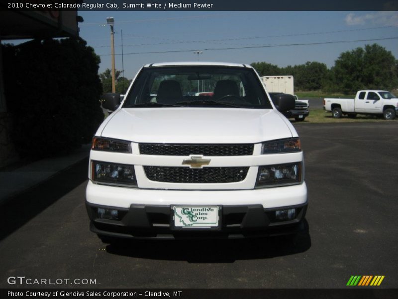 Summit White / Medium Pewter 2010 Chevrolet Colorado Regular Cab
