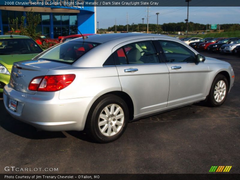 Bright Silver Metallic / Dark Slate Gray/Light Slate Gray 2008 Chrysler Sebring LX Sedan