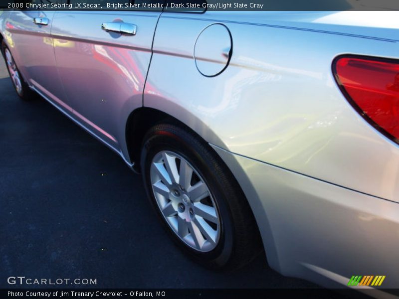 Bright Silver Metallic / Dark Slate Gray/Light Slate Gray 2008 Chrysler Sebring LX Sedan