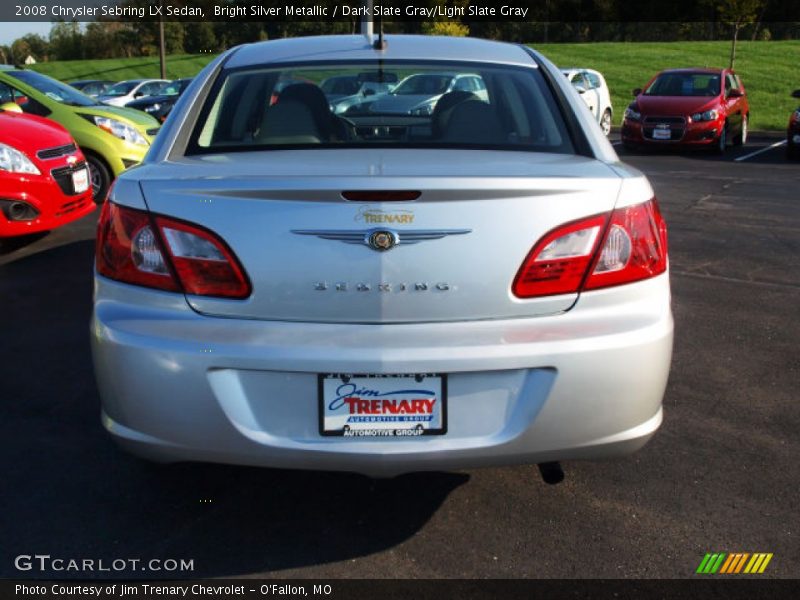 Bright Silver Metallic / Dark Slate Gray/Light Slate Gray 2008 Chrysler Sebring LX Sedan