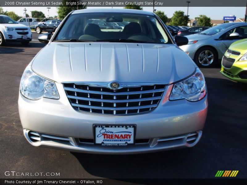 Bright Silver Metallic / Dark Slate Gray/Light Slate Gray 2008 Chrysler Sebring LX Sedan