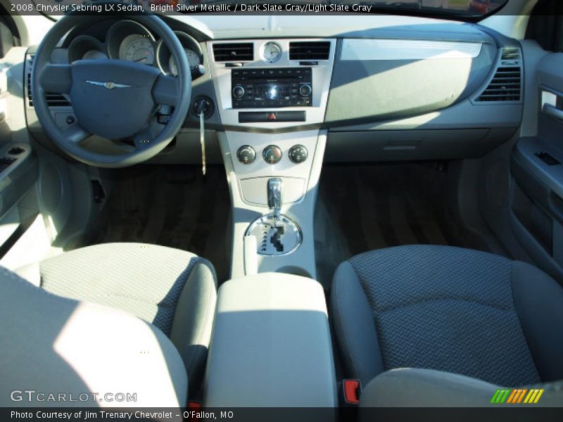 Bright Silver Metallic / Dark Slate Gray/Light Slate Gray 2008 Chrysler Sebring LX Sedan