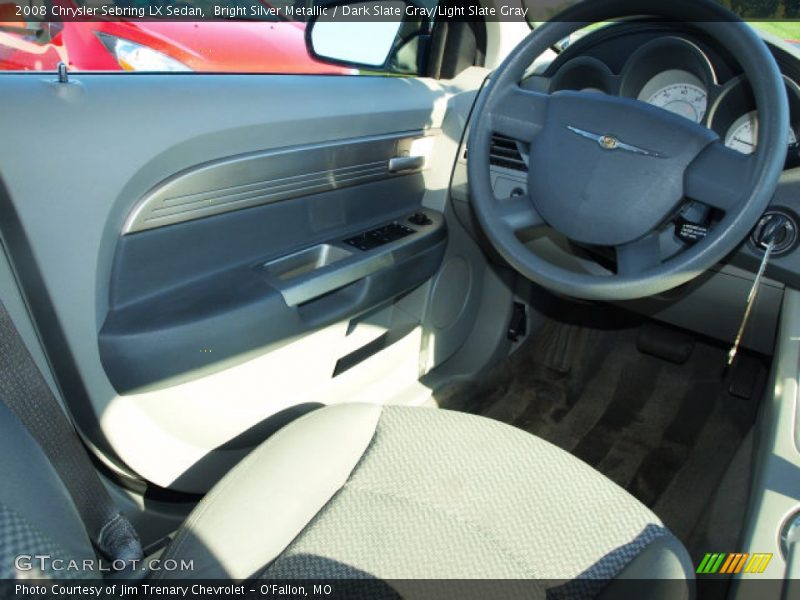 Bright Silver Metallic / Dark Slate Gray/Light Slate Gray 2008 Chrysler Sebring LX Sedan