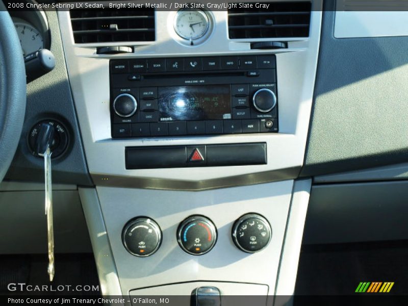 Bright Silver Metallic / Dark Slate Gray/Light Slate Gray 2008 Chrysler Sebring LX Sedan