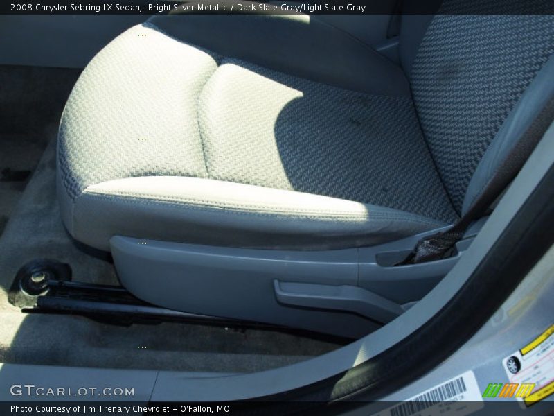 Bright Silver Metallic / Dark Slate Gray/Light Slate Gray 2008 Chrysler Sebring LX Sedan