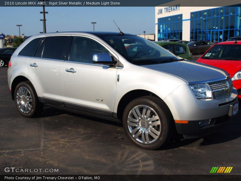 Ingot Silver Metallic / Medium Light Stone 2010 Lincoln MKX AWD